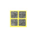 Samoprzylepne podkładki filcowe szare Premium grubość 6 mm 40 x 40 ANDPOL