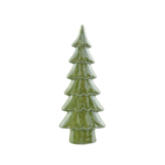 Figurka ceramiczna Choinka 
zielona 34 cm