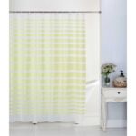 Zasłonka PEVA 180 x 180 cm biało-żółta
