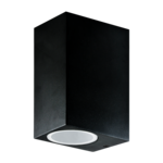 Kinkiet aluminiowy POLUX Boston SG37SQWB-2 2 x GU10 czarny