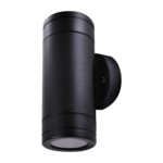 Kinkiet inox POLUX OLIMP SG672B 2xGU10 prosty czarny