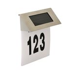 Lampa solarna POLUX podświetlany numer domu