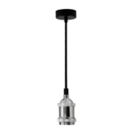 Lampa IL MIO Nola chrom DS-M-002A 1 x E27 100 cm czarna