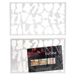 Wykrawacz do ciasteczek i pierniczków biały 37 x 22 cm