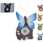 Lampa solarna motyl mix 7 x 11,5 x 9,5 cm