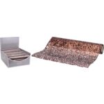 Materiał dekoracyjny cekiny brokat miedziany 28 x 250 cm