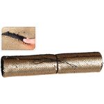 Materiał dekoracyjny duo cekiny złoty / czarny 25 x 125 cm