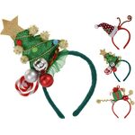 Opaska ze świąteczną dekoracją mix