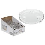 Podstawka pod świeczkę szklana 1,5 x 14,5 cm