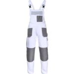 Ogrodniczki LAHTI PRO L40612 biało szare 3XL