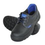 Półbuty obuwie bezpieczne LAHTI PRO skórzane czarno niebieskie 42