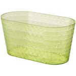 Osłonka do storczyków Diament Petit limonka