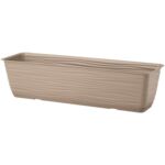 Skrzynka Sahara z podstawką 60 cm szaro-beżowa