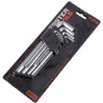 Klucze imbusowe długie 9 sztuk FASTER TOOLS