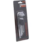 Klucze imbusowe długie z kulką 9 sztuk FASTER TOOLS