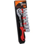 Klucze nasadowe 1/2” 10 części FASTER TOOLS