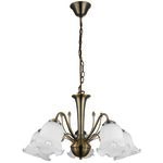 Zwis Campanula 5 x E27 60 W patyna