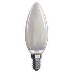 Żarówka LED Filament candle matowa 4W E14 ciepła biel