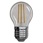 Żarówka LED Filament mini globe 4W E27 ciepła biel