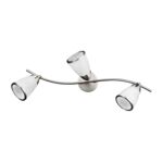Listwa Liana 3 x E14 60 W nikiel mat