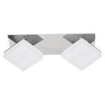 Plafon Denise 2 x 5W chrom x alu LED