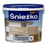 Farba Extra Fasadowa szary E08 5 l Śnieżka