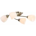 Plafon Olga 4 x E14 40W patyna