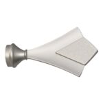 Zakończenie satyna nikiel BORGHESE 19 mm Bojanek