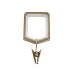 Kwadrat z żabką Brooklyn mosiądz antyczny 10 sztuk Bojanek