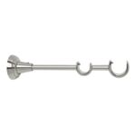 Wspornik kolor efekt stali nierdzewnej otwarty podwójny 25+19 mm, długość195 mm Bojanek