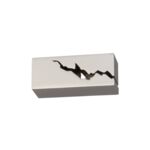 Zakończenie satyna nikiel FULMINE 19 mm Bojanek