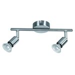 Listwa halogenowa Gwinea 2 x GU10 50 W nikiel mat