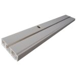 Szyna sufitowa jednotorowa GK 120 cm biała