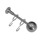 Upinacz ozdobny nikiel