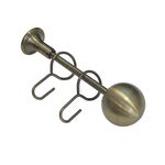 Upinacz ozdobny mosiądz antyczny