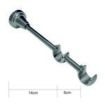 Wspornik podwójny 19/19 mm Renesans nikiel