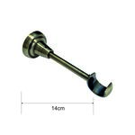 Wspornik pojedynczy 25 mm Barok mosiądz antyczny