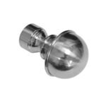 Zakończenie Mars 25 mm do karnisza Barok nikiel