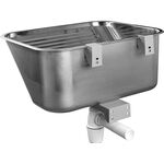 Zlewozmywak  Eko podwieszany 1-komorowy  53 x 43 cm stalowy Kuchinox