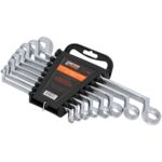 Klucze oczkowe odgięte satyna 8 szt. FASTER TOOLS