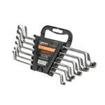 Klucze oczkowe odgięte satyna 6 szt. FASTER TOOLS