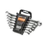 Klucze płasko-oczkowe satyna 6 szt. FASTER TOOLS