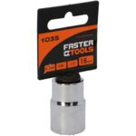 Nasadka sześciokątna 1/2” 18 mm FASTER TOOLS
