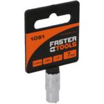 Nasadka sześciokątna 1/4” 7 mm FASTER TOOLS