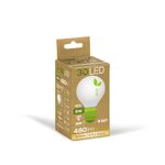 Żarówka ledowa 3LED kulka E-27 6W barwa ciepła 