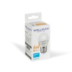 Żarówka ledowa Wellmax Samsung kulka LED E-27 6W barwa ciepła
