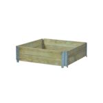 Grządka wzniesiona składana 80 x 80 x 20 cm