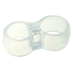 Odbojnik drzwiowy na klamkę transparentny 