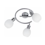 Lampa spirala Cortez 3 x E14, 40 W nikiel mat