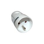 Gniazdo przenośne białe PCV 2P+Z 